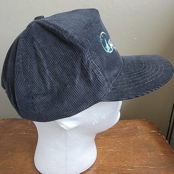 Vintage SeaTac Ford Truck Sales Inc. Corduroy, Snapback Hat Cap Black - Picture 5 of 9
